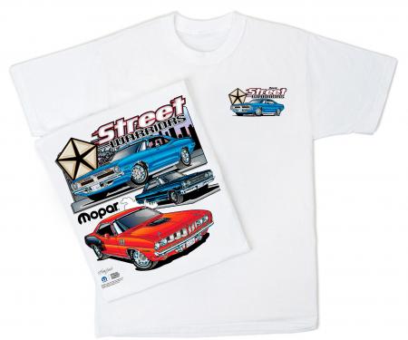 Mopar White T-Shirt, Street Warrior