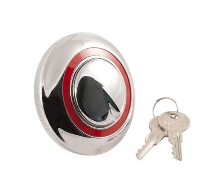 Dennis Carpenter Gas Cap Locking - 1940-47 Ford Truck, 1940-48 Ford Car   01A-18416-B