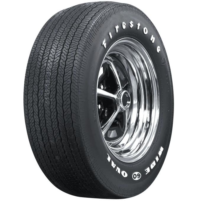 Firestone Wide Oval Raised White Letter Tire F60-15 62480