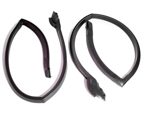 Metro Moulded Parts 1971-1978 Cadillac Eldorado Molded Roof Rail Seals, for 2-Door Hardtop RR 5010