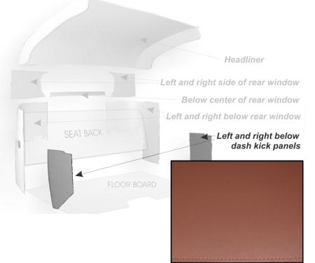 Dennis Carpenter Cowl Kick Panel - 1948-52 Ford Truck     7C-8102340-BR