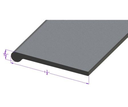 Metro Moulded Parts Fender Welt. All Rubber Type with Large 3/16 In LP 15-X