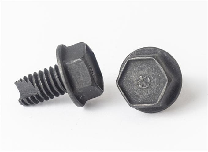 Redline Restomotive® 1969 Chevrolet Camaro 2 Piece Front Disc Brake Hose Center Retaining Clamp Bolt Set