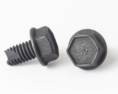Redline Restomotive® 1969 Chevrolet Camaro 2 Piece Front Disc Brake Hose Center Retaining Clamp Bolt Set