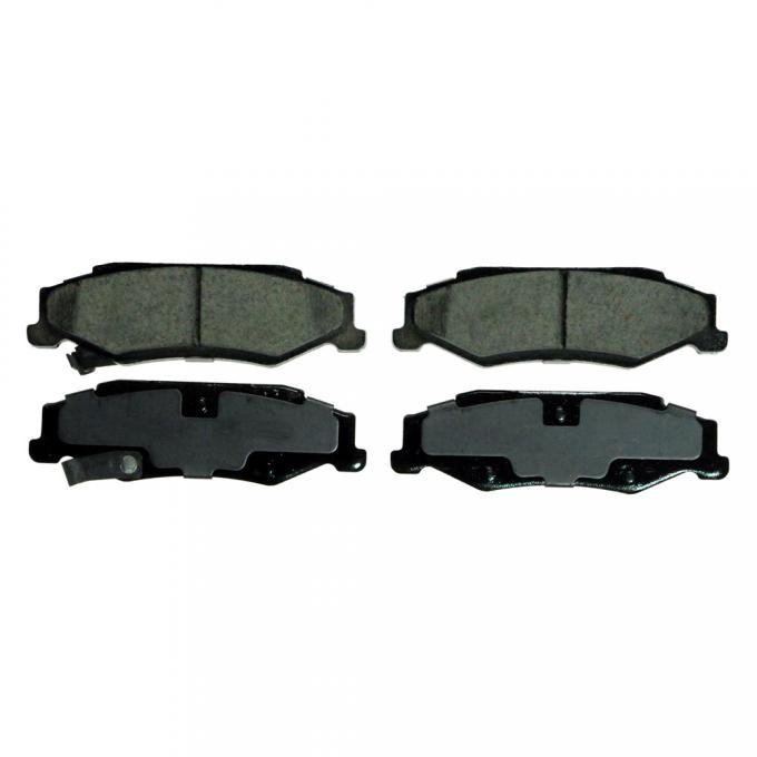 Corvette Brake Pad Kit, Rear Axle, Ceramic, 1997-2013