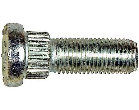 Wheel Lug Serrated Stud, Thread 7/16-20, Knurl Dia .561", Length 1-3/8", Shoulder Length 5/16"