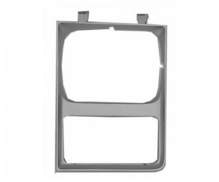 Chevy Truck Headlight Bezel, Two Headlights, Right, 1985-1988