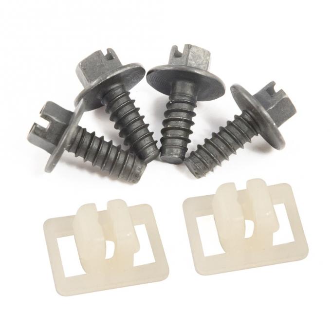 Pony Enterprises 1979-2004 Mustang OEM Front License Plate Mounting Screws Hardware Kit 999