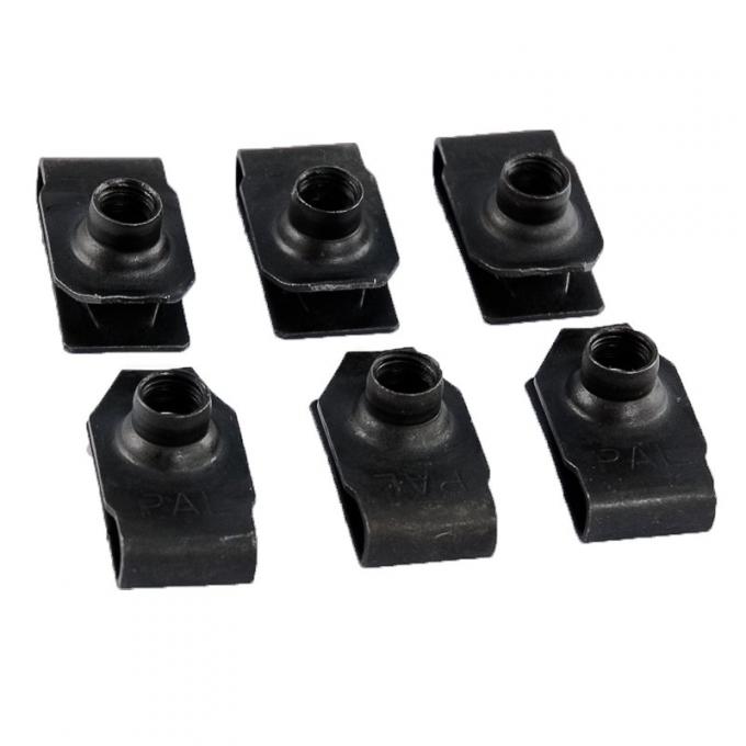 Pony Enterprises 1979-1985 Ford Mustang Inner Fender U Nuts Hardware for Interior Fender Bolts 1146