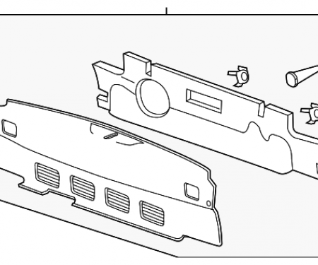 Corvette Rear Panel Trim, 2014-2019