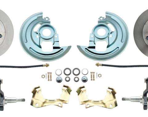 MBM Brakes 1967-1969 Camaro/ Firebird & 1968-1974 Chevy Nova Stock Height Front Disc Brake Kit DBK6769