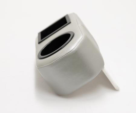 Classic Consoles The Thirsty Fin &trade; Dual 1 drink holder with 1 storage tray, vertical TFDV1D1T