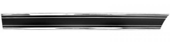 AMD Front Lower Bed Molding, Black, LH, 69-72 Chevy GMC Truck Long Bed Fleetside X731-4069-28BL