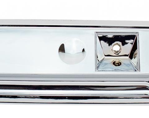 AMD Front Armrest Base, Chrome, 66-70 Dodge Plymouth B-Body w/ 9" Pad X529-1466-13