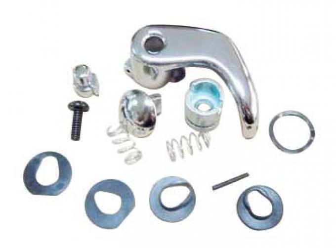 AMD Vent Window Handle w/ Chrome Knob, LH, 73-87 Chevy GMC Truck; 73-91 Blazer Jimmy Suburban X561-4080-L