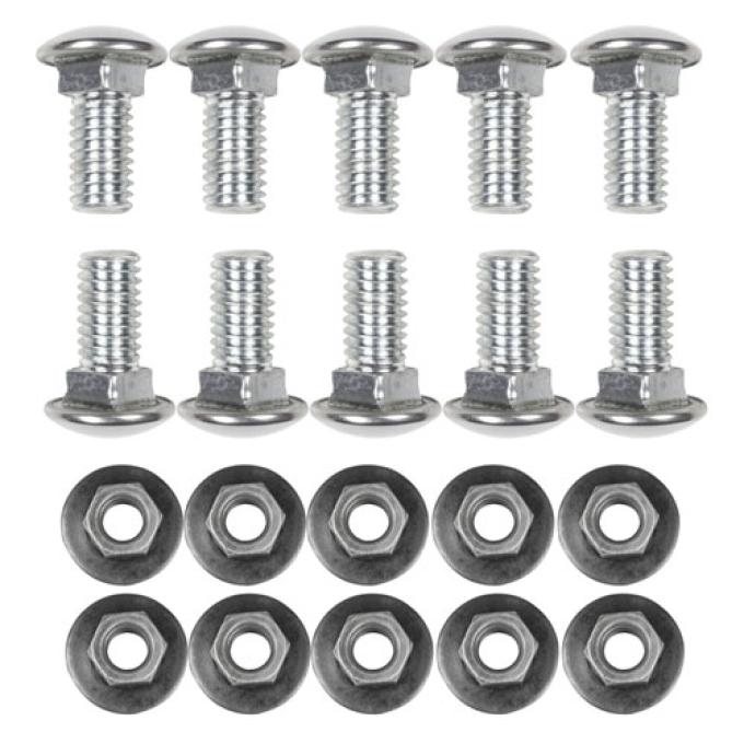 Redline Restomotive® 1967 Camaro / Firebird Front & Rear Bumper Mounting Bolt Set, Correct