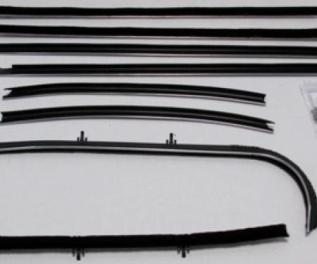 Montco Inc / Repops Window Felts, Inner & Outer (8pcs), 69-72 GTO 2DR Sedan (Post) R-GT123A