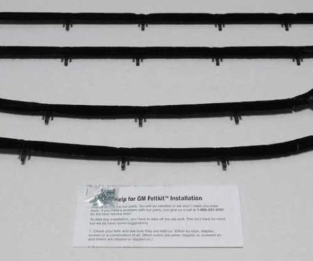Montco Inc / Repops Window Felts, Outer (4pcs), 68 Chevelle Coupe R-CH179A