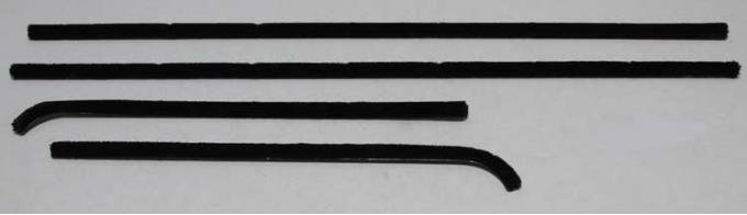 Montco Inc / Repops Window Felts, Outer (4pcs), 66-67 Chevy II Nova 2DR Hardtop R-N156A