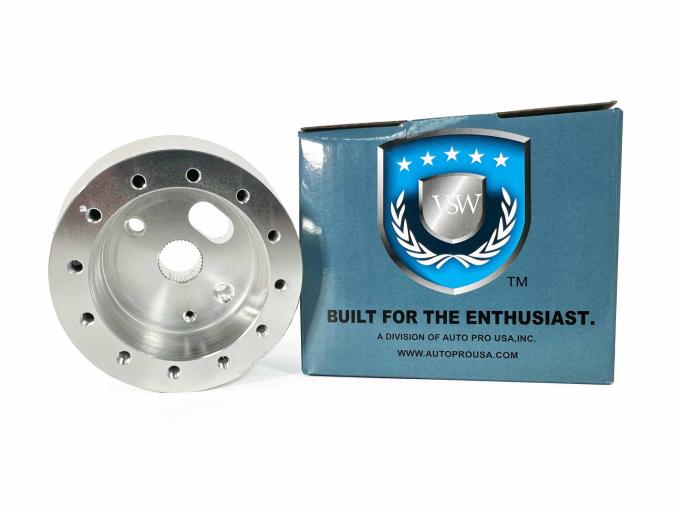 Auto Pro USA VSW 6-Bolt Hub Adapter, 6 Bolt, Silver STH1008SIL