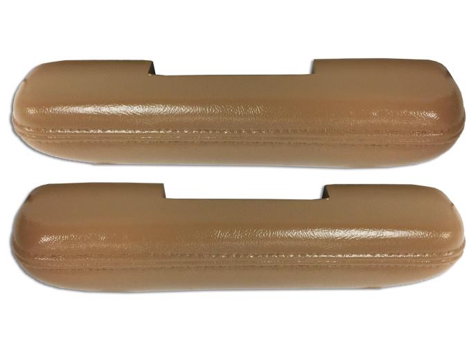 Auto Pro USA 1967 Ford Mustang Arm Rest, Right/Passenger Side and Left/Driver Side, Saddle AR67SAD