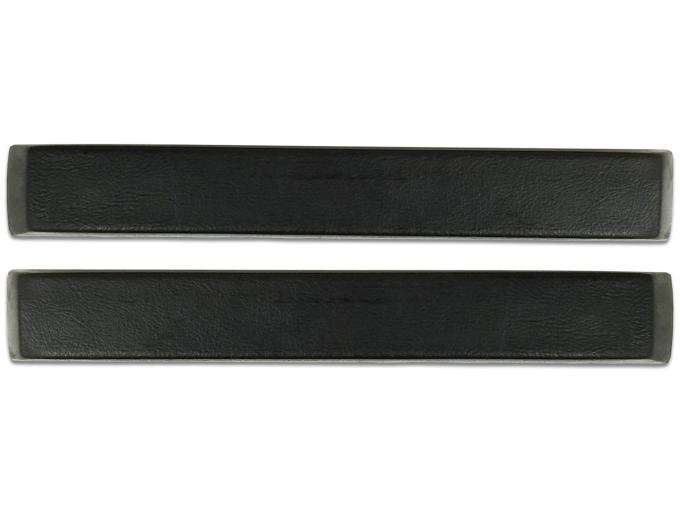 Auto Pro USA 1965-1966 Ford Mustang Arm Rest Pad, Right/Passenger Side and Left/Driver Side, Black AR6566BLK