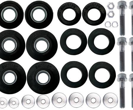 Auto Pro USA Body Mount Bushing And Hardware Set, Includes All Mounting Bushings, 18 Piece Hardware Set BM1018KIT