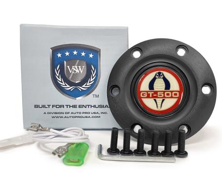 Auto Pro USA VSW 6-Bolt Steering Wheel Horn Button STE1004BLK