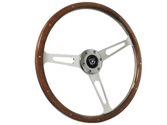 Auto Pro USA VSW 6-Bolt Classic Wood Steering Wheel ST3553