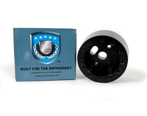 Auto Pro USA VSW 6-Bolt Hub Adapter, 6 Bolt, Black STH1008BLK