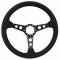 Auto Pro USA VSW Steering Wheel S6 Sport Suede ST3583BLK