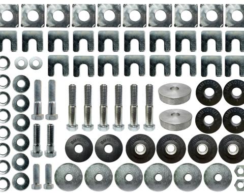 Auto Pro USA 1964-1967 Chevrolet Corvette Body Mount Bushing Set, Includes All Hardware, OE Number 3842913/3842914 BM1016
