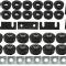 Auto Pro USA Body Mount Bushing Set, Includes All Mounting Bushings, OE Number 3748937 BM1024