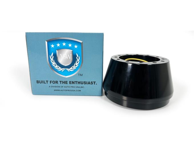 Auto Pro USA 1984-2004 Ford Mustang VSW 6-Bolt Hub Adapter, 6 Bolt, Black STH1025BLK