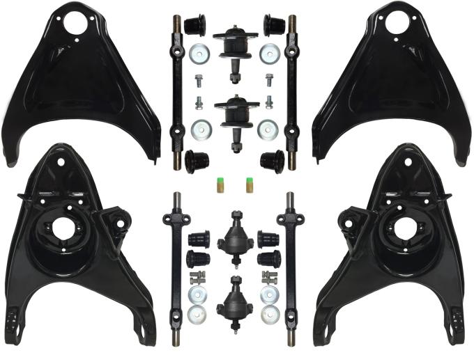 Auto Pro USA 1963-1982 Chevrolet Corvette Poly Control Arm Kit, Upper/Lower CA.CORV.POLY