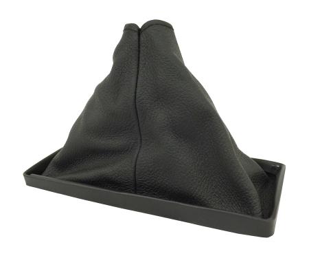 Auto Pro USA 1973-1982 Chevrolet Corvette Shift Boot, Automatic Or 4-Speed Transmission, Black Leather BT1002