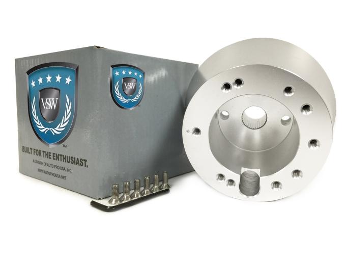 Auto Pro USA VSW 6-Bolt Hub Adapter, 6 Bolt, Silver STH1033SIL