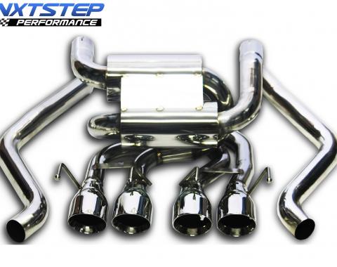 Auto Pro USA 2005-2008 Chevrolet Corvette NXT Step Performance Exhaust System, Axle Back, 4 in. Double Wall Design EX3033