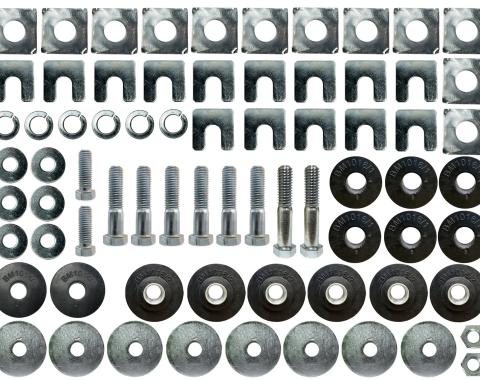 Auto Pro USA 1964-1967 Chevrolet Corvette Body Mount Bushing Set, Includes All Hardware, OE Number 3842914 BM1015