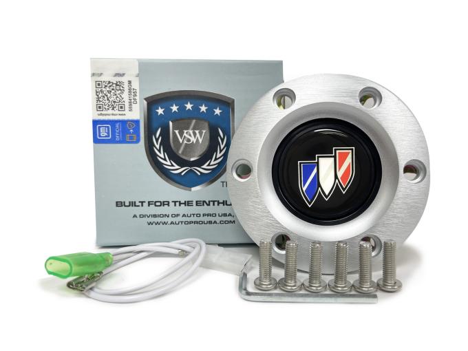 Auto Pro USA VSW 6-Bolt Steering Wheel Horn Button STE1010BRU