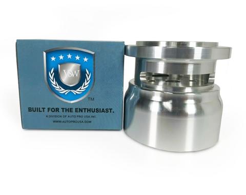 Auto Pro USA VSW 9-Bolt Hub Adapter, 6 Bolt, Silver STH1036SIL