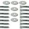 Auto Pro USA Body Mount Bushing And Hardware Set, Includes All Mounting Bushings, 20 Piece Hardware Set BM1004KIT