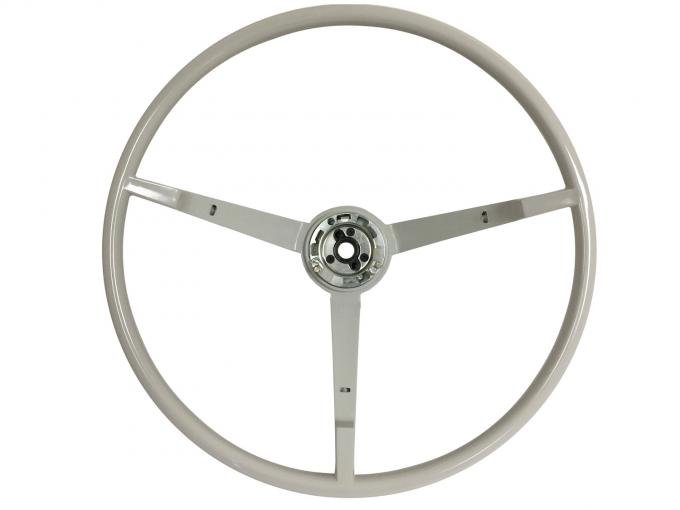 Auto Pro USA 1965-1966 Ford Mustang VSW Steering Wheel OE Series, White ST3034WHT