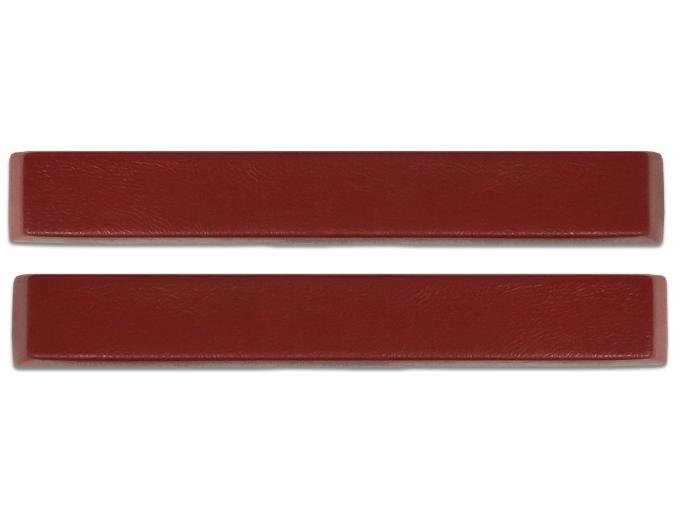 Auto Pro USA 1965 Ford Mustang Arm Rest Pad, Right/Passenger Side and Left/Driver Side, Red AR65RED