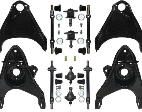 Auto Pro USA 1963-1982 Chevrolet Corvette Poly Control Arm Kit, Upper/Lower CA.CORV.POLY