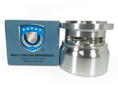 Auto Pro USA VSW 9-Bolt Hub Adapter, 6 Bolt, Silver STH1036SIL