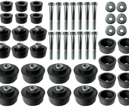 Auto Pro USA Body Mount Bushing And Hardware Set, Includes All Mounting Bushings, 20 Piece Hardware Set BM1004KIT