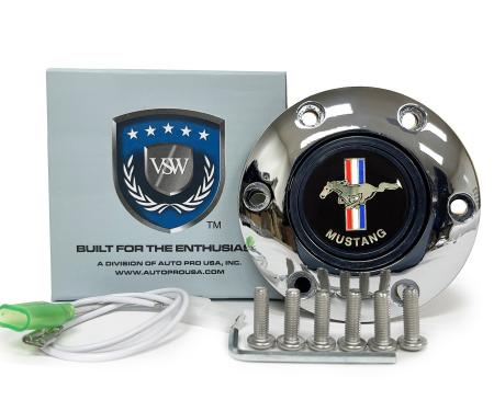 Auto Pro USA VSW Steering Wheel S6 Horn Button STE1002CHR