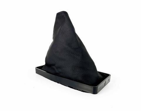 Auto Pro USA 1968-1976 Chevrolet Corvette Shift Boot, Black Leather, OE Number 3977797 BT1001