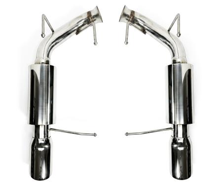 Auto Pro USA 2011-2014 Ford Mustang NXT Step Performance Exhaust System, Axle Back, 4 in. Dual Walled Polished Stainless Tips EX3036